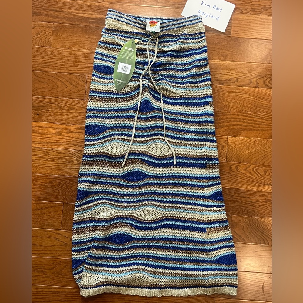 FARM Rio Mixed Wave Skirt